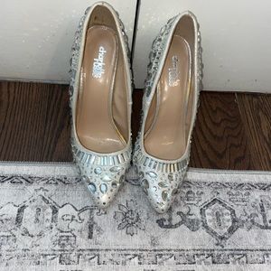 Sliver Bling Charlotte Russe Heels